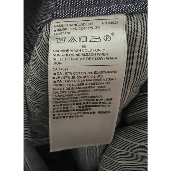 Banana Republic Aiden Shorts Blue Dobby Size 32 9” Inseam Classic Fit Preppy EUC - Picture 6 of 8